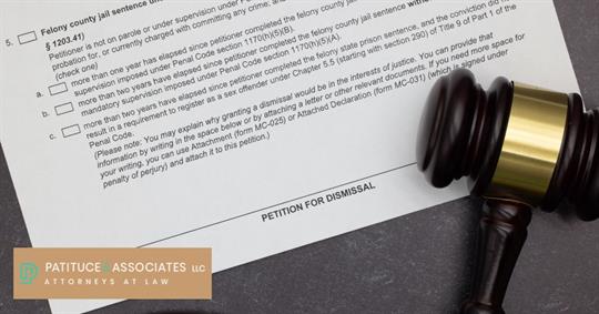 Court filing for Petition for Dismissal | Patituce & Associates