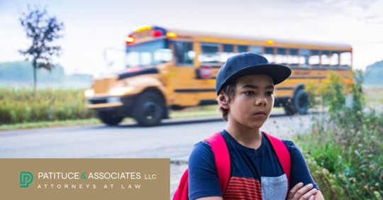 Upset preteen boy not wanting to go to school